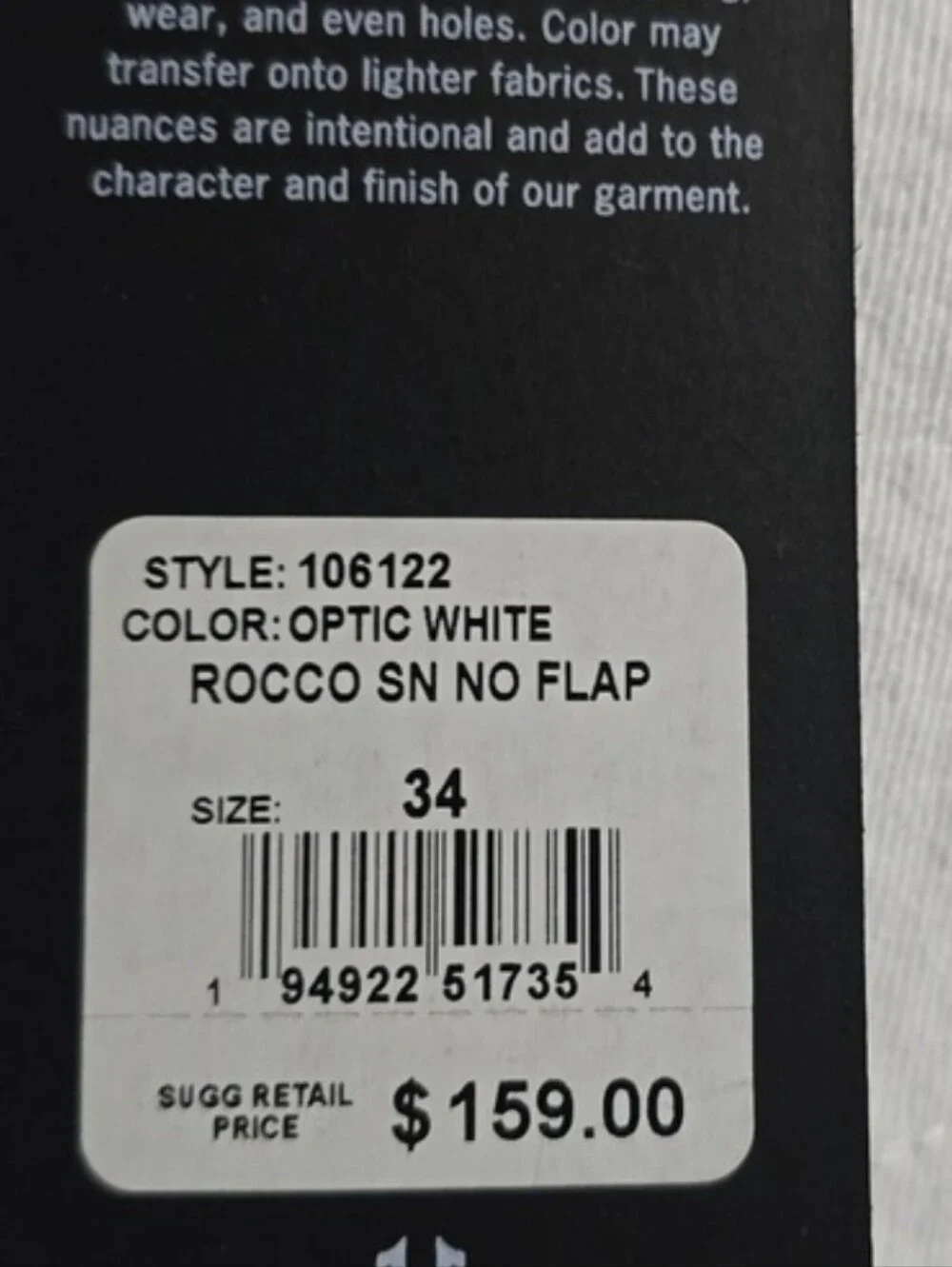 True Religion Optic White Jeans